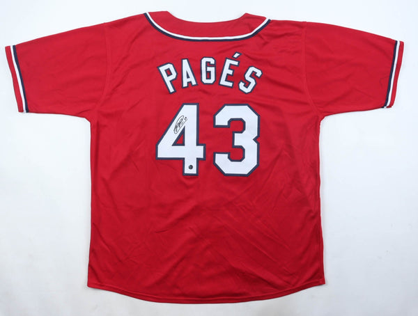 Pedro Pages Signed St. Louis Cardinals Jersey (Wilder Side of Sports) Catcher