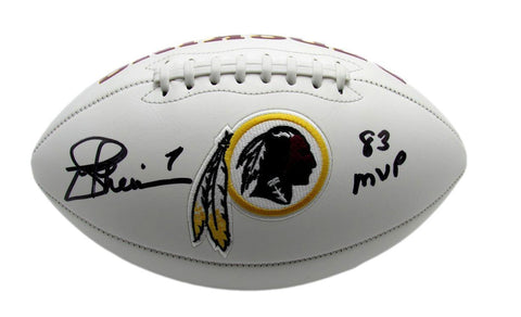 Joe Theismann Autographed/Inscribed Redskins Logo Football Beckett 177270