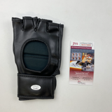 Autographed/Signed Jiri Prochazka UFC MMA Black Fighting Glove JSA COA Auto