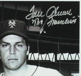 Tom Seaver Signed New York Mets Unframed 16x20 B&W MLB Photo - The Franchise