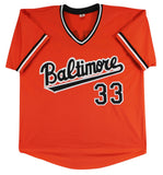 Eddie Murray Signed Baltimore Orioles Jersey Inscribed HOF 03 (Beckett) 1977 ROY