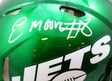 Elijah Moore Autographed New York Jets F/S Speed Authentic Helmet-Beckett W Holo