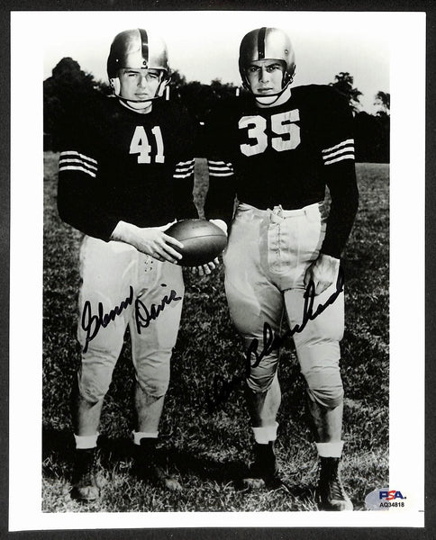 Glenn Davis & Doc Blanchard Signed 8x10 Photo ARMY Heisman Winners PSA/DNA 0778