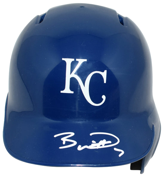 BOBBY WITT JR SIGNED KANSAS CITY ROYALS BASEBALL BATTING MINI HELMET BECKETT
