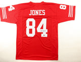 Brent Jones Signed San Francisco 49ers Jersey (Beckett) 3xSuper Bowl Champ / T.E