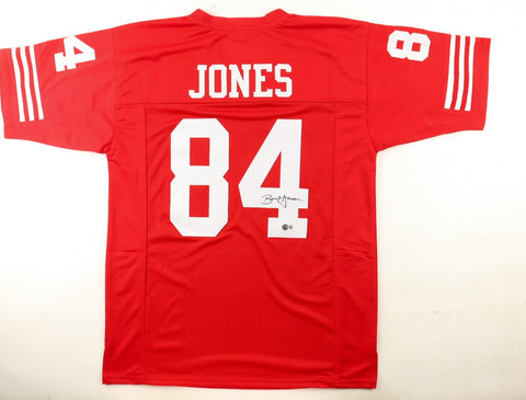 Brent Jones Signed San Francisco 49ers Jersey (Beckett) 3xSuper Bowl Champ / T.E