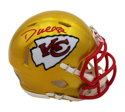 Dante Hall Signed Kansas City Chiefs Speed Flash NFL Mini Helmet