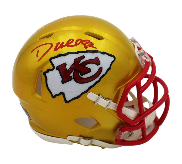 Dante Hall Signed Kansas City Chiefs Speed Flash NFL Mini Helmet