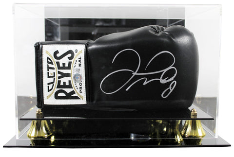 Floyd Mayweather Signed Black Right Hand Cleto Reyes Boxing Glove w Case BAS Wit