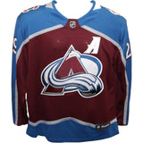 Nate MacKinnon Autographed/Signed Colorado Avalanche Jersey BAS 42021