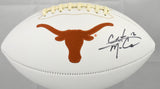 Colt McCoy Autographed Texas Longhorns Logo Football - Beckett