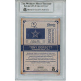 Tony Dorsett Autographed 2016 Classics 10 Slabbed Trading Card Beckett 45932