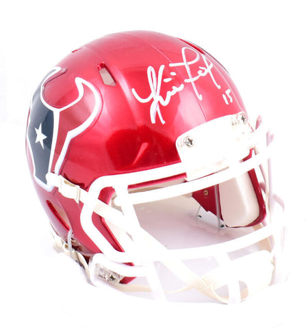 Ka'imi Fairbairn Autographed Houston Texans Flash Speed Mini Helmet- Beckett W