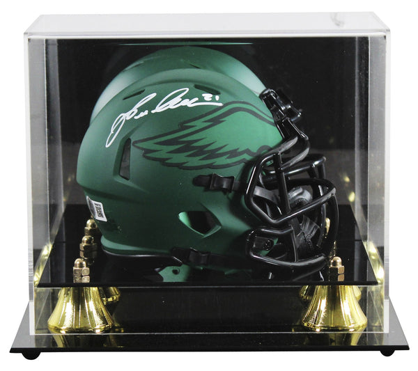 Eagles Eric Allen Authentic Signed Rave Speed Mini Helmet W/ Case BAS Witnessed