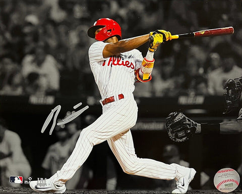Johan Rojas 1st MLB Hit Autographed Phillies 11x14 Photo JSA PSA Pass