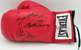 Boxing Greats Autographed Glove Leonard Hearns Duran Beckett PSA/DNA 5A16288