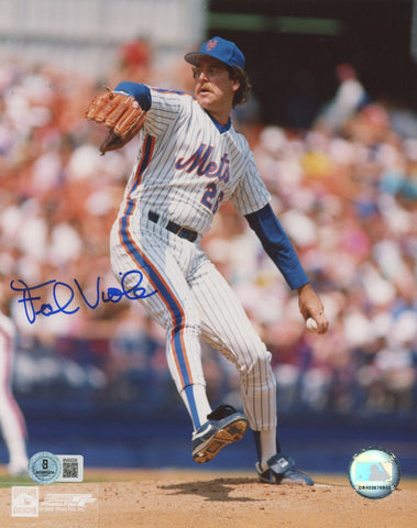 Mets Frank Viola Authentic Signed 8x10 Vertical Photo BAS #BV03228