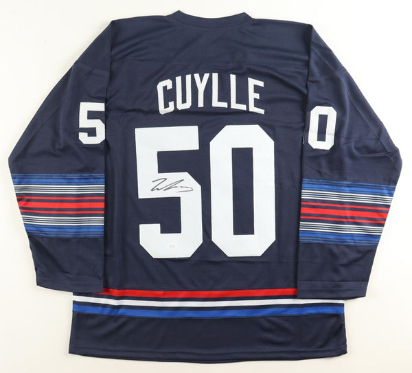 Will Cuylle Signed New York Rangers Jersey (JSA) 2020 2nd Round Draft Pick/ L,W.