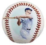 Yankees Mickey Mantle Signed Jolene Jessie Painted OAL Baseball LE #7/9 BAS LOA