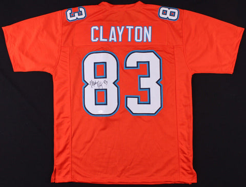 Mark Clayton Signed Miami Dolphins Jersey (JSA COA) 5xPro Bowl W.R.