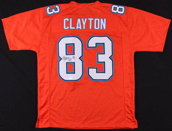 Mark Clayton Signed Miami Dolphins Jersey (JSA COA) 5xPro Bowl W.R.