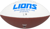 Sam LaPorta Autographed Signed Detroit Lions White Logo Football Beckett Wit