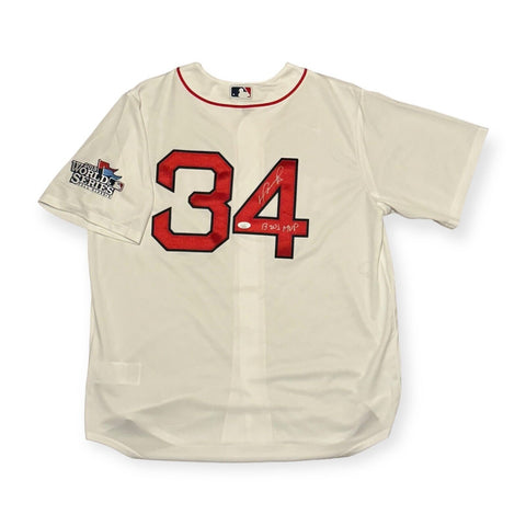David Ortiz Signed Autographed Authentic Jersey w/ 13 WS MVP Inscription