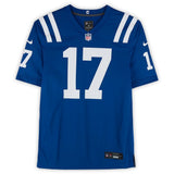 Daniel Jones Autographed Indianapolis Colts Royal Blue Nike Game Jersey Fanatics