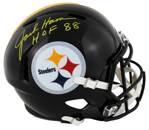Steelers Jack Ham HOF 88 Authentic Signed Full Size Speed Rep Helmet BAS