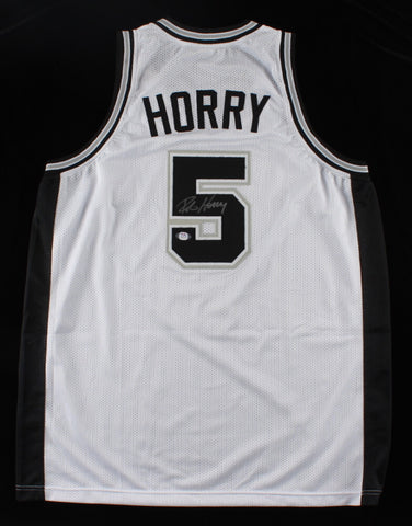 Robert Horry Signed San Antonio Spurs Jersey (PSA COA) 7xNBA Champion / Forward