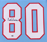 Curtis Duncan Signed Houston Oilers 35x43 Custom Framed Jersey (GTSM COA)
