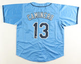 Junior Caminero Signed Tampa Bay Rays Jersey (Beckett) 2025 Rookie / 3rd Base
