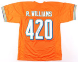 Ricky Williams Signed Miami Dolphins 420 Jersey (JSA COA) 2002 Pro Bowl R.B.