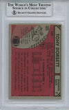 Tony Dorsett Autographed 1980 Topps #330 Trading Card Beckett Slab 34020