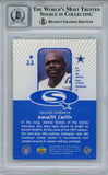 Emmitt Smith Signed 1998 UD Choice Starquest #22 Trading Card BAS 10 Slab 35088