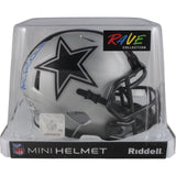 Michael Irvin Autographed/Signed Dallas Cowboys Rave Mini Helmet Beckett 49604