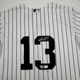 Autographed/Signed Jazz Chisholm Jr Yankees Jersey Authentic Fanatics COA