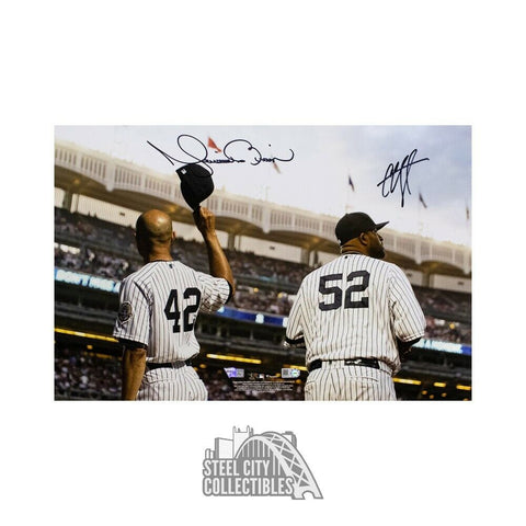 Mariano Rivera CC Sabathia Autographed New York Yankees 12x18 Photo - Fanatics
