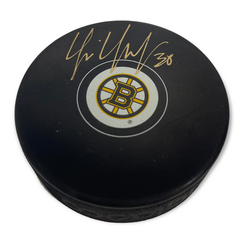 Tim Thomas Signed Autographed Bruins Hockey Puck NEP