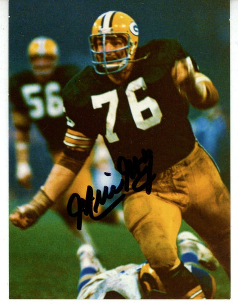Mike McCoy Autographed Green Bay Packers Cinemark Giveaway Card Beckett 56065