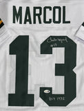 CHESTER MARCOL Signed Replica White Jersey - Green Bay Packers - JSA