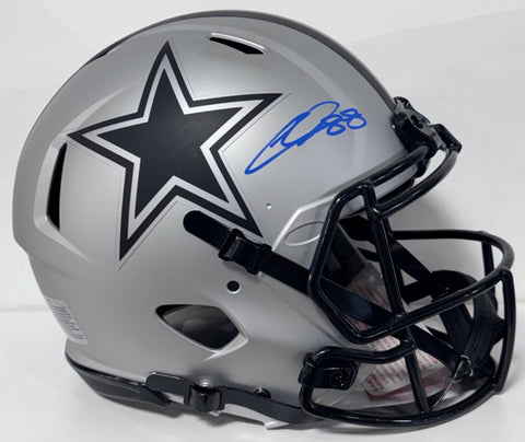 CeeDee Lamb Signed Cowboys Riddell Rave Speed Authentic Helmet Auto Fanatics COA