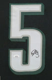 FRAMED PHILADELPHIA EAGLES DONOVAN MCNABB AUTOGRAPHED SIGNED JERSEY JSA COA
