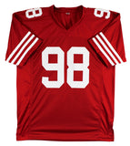 Mykel Williams Authentic Signed Red Pro Style Jersey Autographed BAS Witnessed