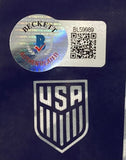 Alex Morgan Signed 2021/22 Nike USA Women's Pre-Match Soccer Jersey BAS BL59989
