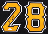 John Jaso Signed Pittsburgh Pirates Jersey (TSE COA) Hit for the cycle 9/28/2016