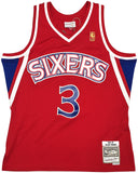 76ERS ALLEN IVERSON AUTOGRAPHED MITCHELL & NESS 1996-97 JERSEY L BECKETT 245737
