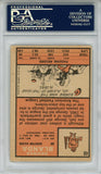 George Blanda Autographed/Signed 1966 Topps #48 Trading Card HOF PSA Slab 43739