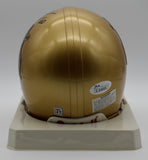 Joe Bellino 1960 Heisman Winner Navy Signed Mini Helmet JSA 212252