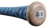 Mike Trout "2019 Stat" Signed Game Ready Old Hickory Pro Maple MT27* 1/1 Bat BAS